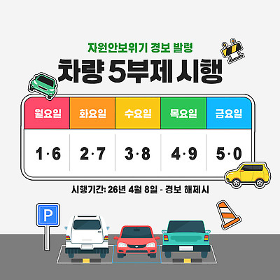 템플릿 도로 자동차 날짜 주차 사회이슈 규칙 금요일 목요일 수요일 월요일 화요일 이미지템플릿 AI파일 차량5부제 길 육상교통 컨셉 교통시설 요일 파일형식 벡터