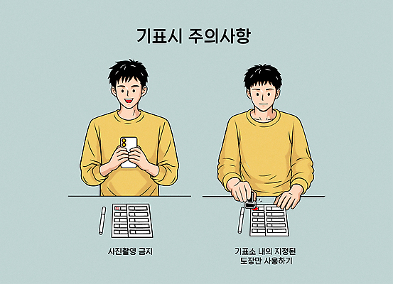 손 남자 종이 일러스트 안내 설명 도장 사진촬영 금지 투표 선거 규칙 질서 방법 주의사항 국내일러스트 AI파일 모션 주의 사람 신체부위 촬영 예절 민주주의 파일형식 벡터