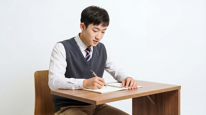 JPG 편집이미지 학생 손 남자 교복 교실 청소년 고등학생 수업 문구용품 학습 필기구 공책 작업 쓰는 집중 책상 의료성형뷰티 편집실사 AI인물포토 AI콘텐츠 옷 교육 가구 컨셉 학교 사람 신체부위 CG 오브젝트 파일형식 AI포토