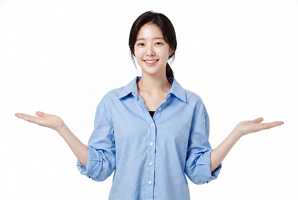 JPG 편집이미지 라이프스타일 여자 하늘색 셔츠 웃음 일상 의료성형뷰티 편집실사 AI인물포토 AI콘텐츠 상의 표정 사람 라이프 생활 파란색 CG 파일형식 AI포토 옷 컬러