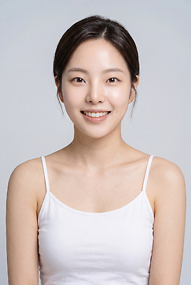 JPG 모델 편집이미지 여자 포즈 표정 미소 민소매 뷰티 흰색 프로필 의료성형뷰티 편집실사 AI인물포토 AI콘텐츠 컬러 상의 사람 CG 파일형식 AI포토
