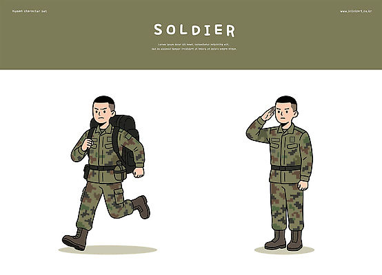 남자 일러스트 배낭 군대 두명 달리기 운동 군인 연습 군복 전쟁 경례 군장비 의무 국내일러스트 AI파일 직업 유니폼 가방 모션 건강 사람 장비 인사 국군 파일형식 벡터