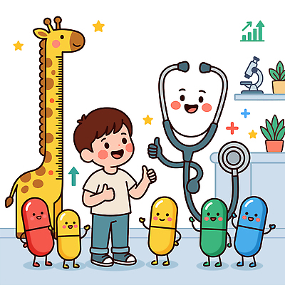 캐릭터 교육 어린이 일러스트 청진기 건강 웃음 친구 약 기린 즐거움 그림 국내일러스트 AI파일 감정 포유류 의학 관계 의료기기 표정 사람 파일형식 벡터