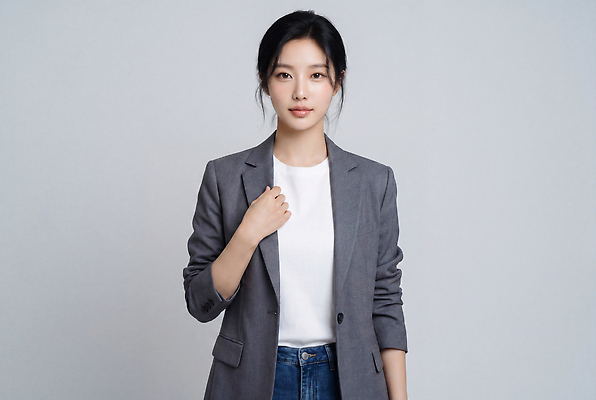 JPG 편집이미지 옷 여자 얼굴 비즈니스 회의 표정 정장 성인 사무실 비즈니스우먼 자신감 의료성형뷰티 스타일 외모 편집실사 AI인물포토 AI콘텐츠 감정 사람 신체부위 직장인 CG 파일형식 AI포토 직업