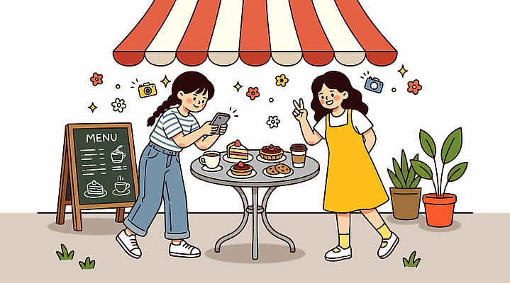 식물 음식 여행 일러스트 탁자 디저트 웃음 일상 친구 쿠키 케이크 카페 만남 메뉴 국내일러스트 AI파일 가구 컨셉 관계 표정 라이프 상점 파일형식 벡터