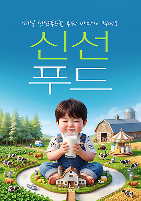 PSD 편집이미지 행복 어린이 음식 자연 풍경 일상 농장 목장 우유 마시기 신선 소 친환경 이미지편집 감정 농업 포유류 모션 유제품 사람 라이프 환경 생태계 파일형식 동물 산업 생활