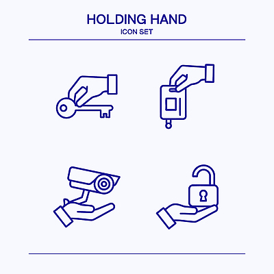 손 디자인 일러스트 열쇠 자물쇠 세트 카메라 잡기 오브젝트 국내일러스트 AI파일 모션 신체부위 전자제품 파일형식 벡터 사람