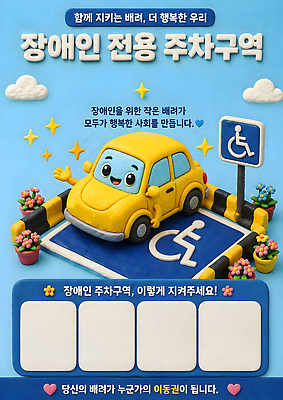 JPG 편집이미지 기호 디자인 자동차 알림판 안전 사람 도움 사회 주차 장애인 주차장 장애인전용 장애인주차구역 이미지편집 AI컴퓨터그래픽 AI콘텐츠 문자 육상교통 컨셉 장애 공동체 파일형식 교통수단 교통