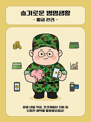 교육 남자 일러스트 군대 관리 생활 경제 군인 저축 정보 절약 재산 계획 군복 통장 투자 월급 수입 재정 지원 효율 필요 국내일러스트 AI파일 직업 컨셉 유니폼 비즈니스 사람 금융 국군 파일형식 벡터 옷