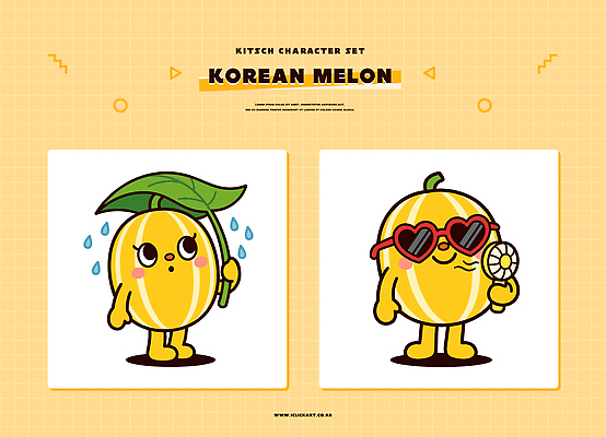 캐릭터 디자인 과일 일러스트 우산 사람 선글라스 귀여움 그림 참외 참외캐릭터 키치 일러캐릭터 AI파일 안경 컨셉 파일형식 벡터 잡화