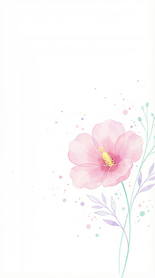 JPG 식물 디자인 꽃 백그라운드 잎 일러스트 자연 수채화 그림 무궁화 국내일러스트 AI일러스트 AI콘텐츠 생태계 파일형식
