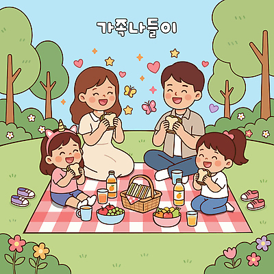 나무 공원 여자 남자 꽃 행복 음료 어린이 음식 나비 과일 일러스트 가족 놀이 디저트 웃음 여름 소풍 모임 담요 봄소풍 국내일러스트 AI파일 식물 계절 공공시설 감정 곤충 관계 표정 사람 야외활동 봄 파일형식 벡터 동물 시설