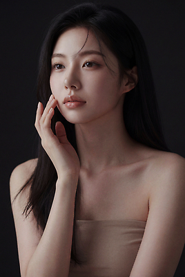 JPG 모델 편집이미지 손 여자 패션 얼굴 포즈 표정 사람 뷰티 피부 피부관리 뷰티풀 스타일 편집실사 AI인물포토 AI콘텐츠 신체부위 CG 파일형식 AI포토