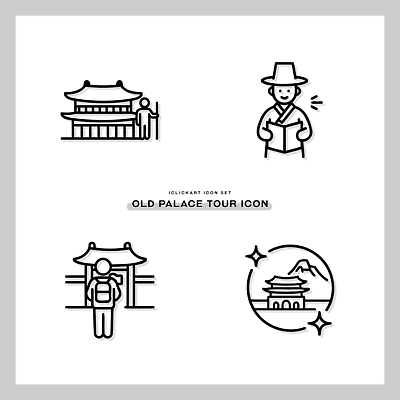전통 문화 여행 일러스트 산 한국 건물 여행객 궁전 역사 한복 가이드북 국내일러스트 AI파일 한국전통 건축물 아시아 고건축 사람 전통의상 파일형식 벡터 건축 나라