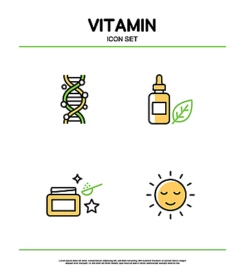 디자인 일러스트 자연 건강 태양 뷰티 화장품 DNA 크림 영양 성분 비타민 세럼 국내일러스트 AI파일 자연요소 생명공학 생태계 영양소 파일형식 벡터 의학
