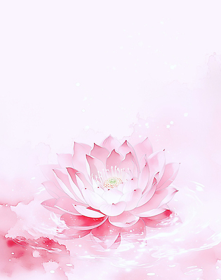 JPG 식물 꽃잎 꽃 분홍색 백그라운드 잎 일러스트 자연 연꽃 물 여름 연못 수중식물 국내일러스트 AI일러스트 AI콘텐츠 자연요소 계절 컬러 생태계 파일형식