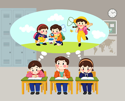 학생 교육 감정 가구 학교 관계 모션 표정 사람 야외활동 체험학습 생태계 파일형식 자연학습 교실 학습 소풍 생각 친구 웃음 책 책상 자연 놀기 상상 즐거움 희망 PSD 일러스트 국내일러스트 어린이 초등학생 초등학교