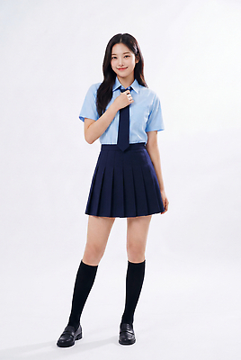 JPG 편집이미지 학생 여학생 여자 교복 포즈 셔츠 학교 청소년 미소 학습 치마 의료성형뷰티 편집실사 AI인물포토 AI콘텐츠 옷 교육 상의 하의 표정 사람 CG 파일형식 AI포토