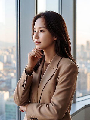 JPG 편집이미지 여자 포즈 생각 창문 유리 사람 건물 사무실 도시 저녁 의료성형뷰티 편집실사 AI인물포토 AI콘텐츠 건축물 비즈니스 재질 밤 야간 CG 파일형식 AI포토 자연요소 건축