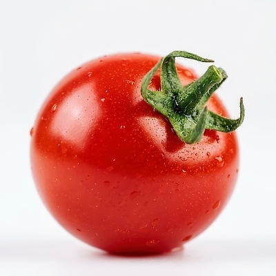 JPG 편집이미지 토마토 채소 과일 방울토마토 빨간색 흰색 물방울 신선 원형 편집실사 AI포토 AI콘텐츠 도형 컬러 CG 파일형식