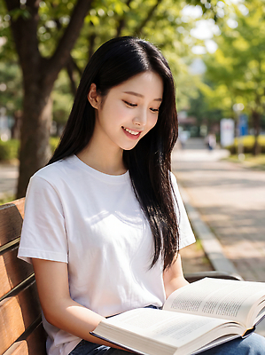 JPG 나무 편집이미지 공원 여자 벤치 휴식 미소 사람 책 여름 독서 햇빛 소풍 집중 의료성형뷰티 편집실사 AI인물포토 AI콘텐츠 식물 계절 공공시설 컨셉 의자 표정 빛 야외활동 CG 파일형식 AI포토 가구 시설 생활용품 오브젝트