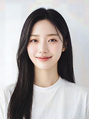 JPG 편집이미지 긴머리 헤어스타일 여자 표정 미소 사람 동양인 의료성형뷰티 편집실사 AI인물포토 AI콘텐츠 인종 CG 파일형식 AI포토