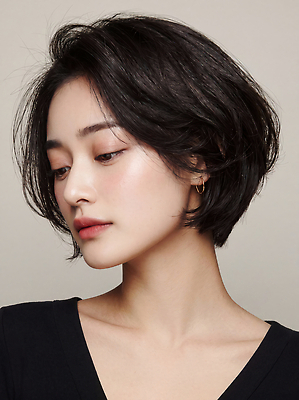 JPG 편집이미지 헤어스타일 여자 얼굴 짧은머리 옆모습 뷰티 귀걸이 매력적 피부 의료성형뷰티 편집실사 AI인물포토 AI콘텐츠 뷰포인트 컨셉 장신구 사람 신체부위 CG 파일형식 AI포토