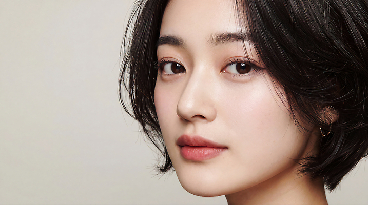 JPG 편집이미지 헤어스타일 여자 패션 얼굴 짧은머리 표정 미소 뷰티 의료성형뷰티 스타일 편집실사 AI인물포토 AI콘텐츠 사람 신체부위 CG 파일형식 AI포토