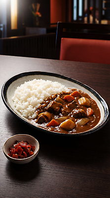 JPG 편집이미지 접시 음식 채소 탁자 밥 요리 레스토랑 식사 맛 카레 밥그릇 하이라이스 편집실사 AI포토 AI콘텐츠 그릇 식기 가구 컨셉 식당 CG 파일형식 생활용품 상점 오브젝트