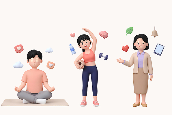PSD 편집이미지 캐릭터 여자 남자 행복 신체 다이어트 건강 청년 생활 물 운동 헬스 스트레칭 마음 집중 명상 심리 청년정책 편집3D 자연요소 감정 컨셉 사람 성인 3D 복지 파일형식 사회이슈 디지털합성