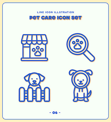 동물 일러스트 관리 생활 울타리 반려동물 세트 상점 개 확대경 동물병원 강아지옷 펫케어 국내일러스트 AI파일 포유류 병원 담장 애견용품 파일형식 벡터 의학 반려용품 오브젝트