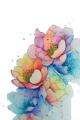 JPG 모양 꽃잎 꽃 예술 백그라운드 일러스트 자연 수채화 그림 부드러움 화사함 국내일러스트 AI일러스트 AI콘텐츠 식물 컨셉 감각 생태계 파일형식