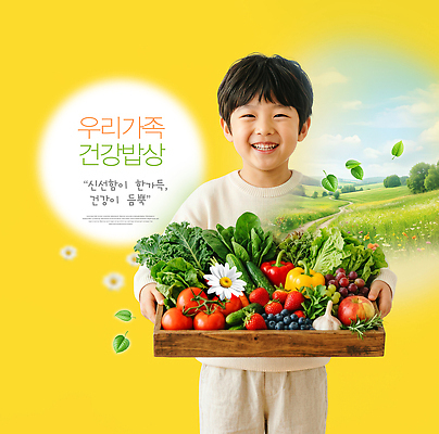 PSD 편집이미지 어린이 농업 채소 과일 하늘 건강 웃음 초원 일상 생활 상자 신선 의료성형뷰티 이미지편집 산업 표정 사람 라이프 파일형식
