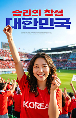 편집이미지 아시아 스포츠 컬러 스포츠시설 표정 사람 구기 소리 최고 파일형식 축구 경기 팬 응원 한국 경기장 군중 여자 웃음 빨간색 PSD 이미지편집 외침 우승 의료성형뷰티