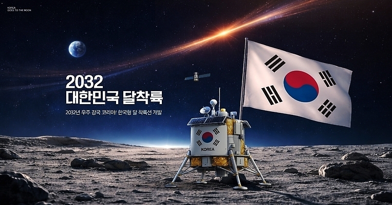 PSD 편집이미지 디자인 과학 한국 기술 우주 달 국기 태극기 우주선 탐사 우주탐사 착륙 이미지편집 자연요소 아시아 파일형식 나라
