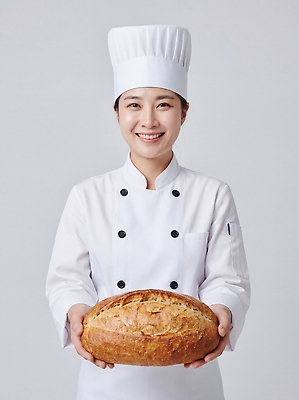 JPG 편집이미지 여자 음식 빵 디저트 요리 주방 요리사 맛 제빵 제빵사 의료성형뷰티 편집실사 AI인물포토 AI콘텐츠 직업 컨셉 사람 제과제빵 CG 파일형식 AI포토