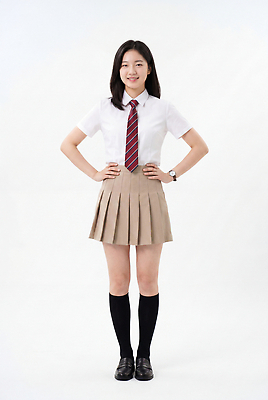 JPG 편집이미지 학생 여학생 교육 교복 학교 청소년 정장 의료성형뷰티 편집실사 AI인물포토 AI콘텐츠 옷 여자 사람 CG 파일형식 AI포토