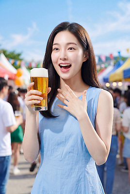 JPG 편집이미지 여자 음료 맥주 텐트 웃음 이벤트 여러명 여름 환경 즐거움 의료성형뷰티 편집실사 AI인물포토 AI콘텐츠 계절 감정 다수 주류 표정 캠핑도구 사람 CG 파일형식 AI포토 캠핑 도구 레저