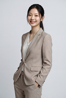 JPG 편집이미지 여자 패션 포즈 직장 미소 정장 회색 전문직 의료성형뷰티 스타일 프로모션 편집실사 AI인물포토 AI콘텐츠 직업 옷 컬러 회사 표정 사람 이벤트 CG 파일형식 AI포토 비즈니스