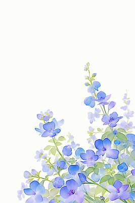 JPG 식물 꽃 화초 줄기 잎 일러스트 자연 봄 국내일러스트 AI일러스트 AI콘텐츠 계절 생태계 파일형식