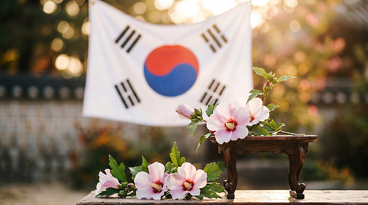 JPG 식물 편집이미지 전통 꽃 문화 잎 한국 풍경 정원 국기 태극기 무궁화 소반 애국심 호국보훈의달 편집실사 AI포토 AI콘텐츠 아시아 탁자 6월 CG 파일형식 나라 가구 날짜 생활용품 오브젝트