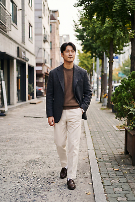 JPG 나무 편집이미지 옷 패션 남자 아침 거리 걷기 상점 산책 도시 도심 의료성형뷰티 스타일 미니멀 편집실사 AI인물포토 AI콘텐츠 주간 식물 모션 휴식 사람 CG 파일형식 AI포토 자연요소 컨셉