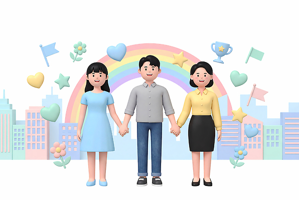 PSD 편집이미지 여자 남자 꽃 행복 별 무지개 가족 사람 친구 손잡기 도시 트로피 즐거움 참여 지방선거 편집3D 자연요소 식물 감정 관계 모션 3D 선거 상 파일형식 민주주의 상패 디지털합성 우승 최고