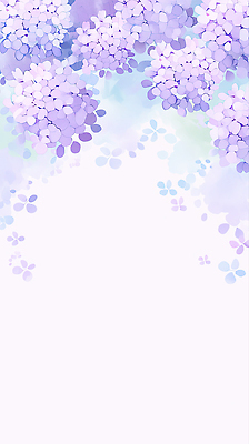 JPG 꽃잎 꽃 백그라운드 일러스트 자연 수채화 장식 여름 보라색 봄 그림 수국 카피스페이스 국내일러스트 AI일러스트 AI콘텐츠 식물 계절 컬러 공백 생태계 파일형식