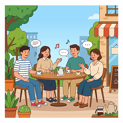 식물 여자 남자 커피 음료 일러스트 탁자 대화 웃음 앉기 일상 친구 카페 만남 자유 분위기 즐거움 일과 소통 마음건강 국내일러스트 AI파일 감정 가구 컨셉 관계 모션 표정 말하기 사람 라이프 상점 마음 파일형식 벡터 생활용품 생활 오브젝트
