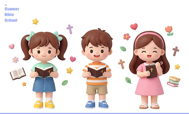 PSD 편집이미지 캐릭터 교육 꽃 별 기독교 어린이 웃음 책 여름 친구 학습 독서 성경 성경학교 여름성경학교 편집3D 자연요소 식물 계절 종교 종교용품 학교 관계 표정 사람 3D 파일형식 디지털합성