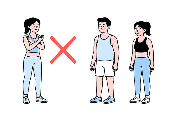 교육 포즈 일러스트 안내 건강 설명 사람 운동복 운동 헬스 금지 그룹 손내밀기 소통 참여 국내일러스트 AI파일 옷 컨셉 모션 손짓 파일형식 벡터