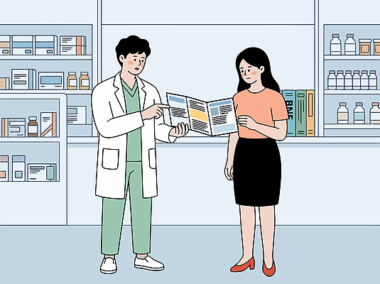 의학 모션 사람 쇼핑 파일형식 벡터 약사 약국 여자 상담 약 정보 설명 건강 고객 서비스 치료 상품 처방전 의사소통 구매 일러스트 국내일러스트 AI파일