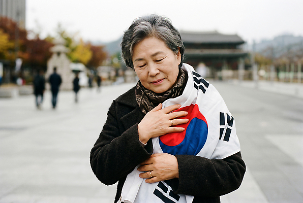 JPG 편집이미지 전통 문화 할머니 거리 한국 여러명 국기 태극기 광장 애국심 광복절 시민 의료성형뷰티 편집실사 AI인물포토 AI콘텐츠 여자 노년 아시아 다수 사람 공휴일 국경일 CG 국민 파일형식 AI포토 기념일 나라 성인 이벤트