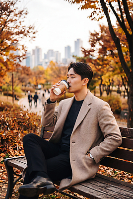 JPG 나무 편집이미지 공원 남자 커피 벤치 휴식 거리 풍경 일상 고층빌딩 산책 가을 도시 의료성형뷰티 편집실사 AI인물포토 AI콘텐츠 식물 계절 공공시설 음료 컨셉 의자 사람 빌딩 라이프 CG 파일형식 AI포토 가구 건물 생활 시설 건축물 생활용품 건축 오브젝트